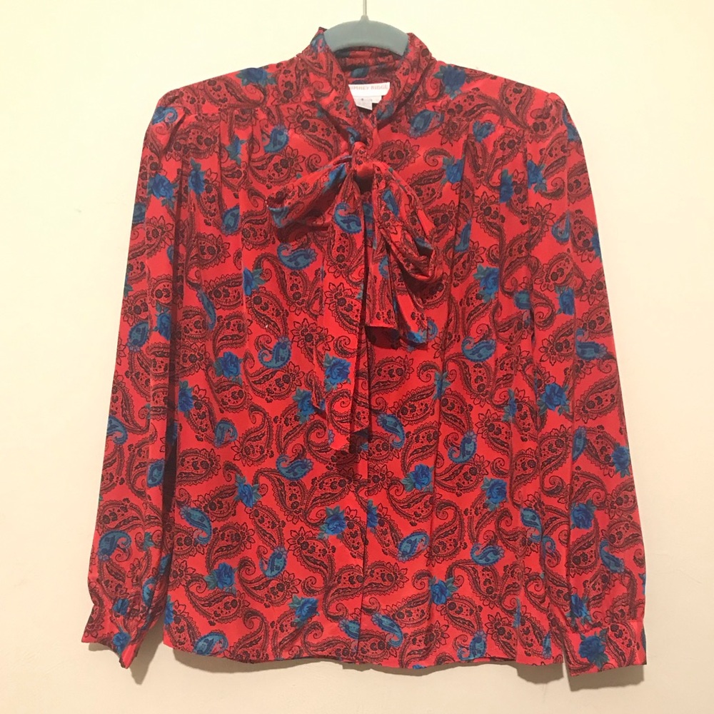 Vintage Red & black Chimney Ridge Top size 8